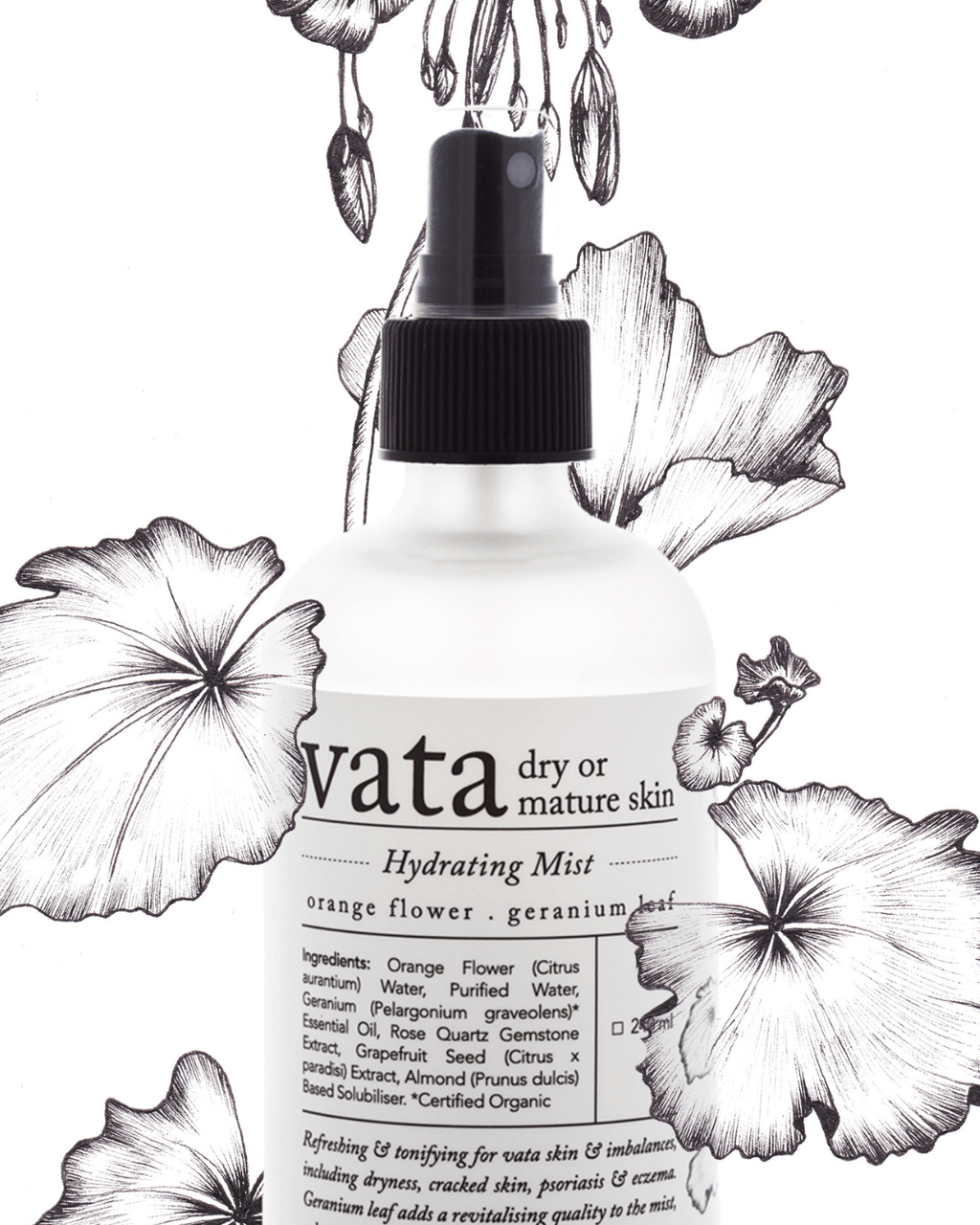 Vata hydrating mist 240ml w/spray