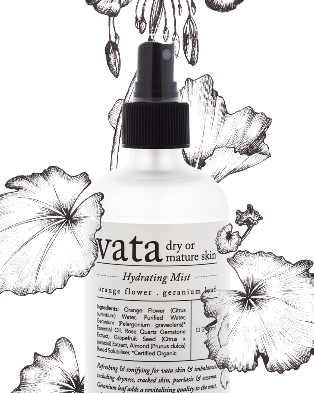 Vata hydrating mist 240ml w/spray