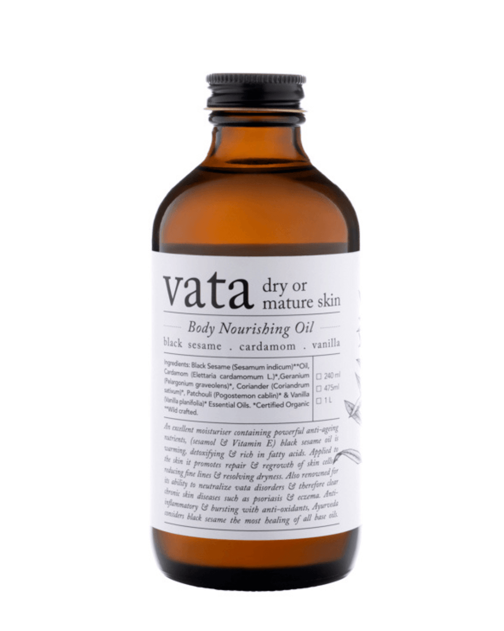 Vata body nourishing oil
