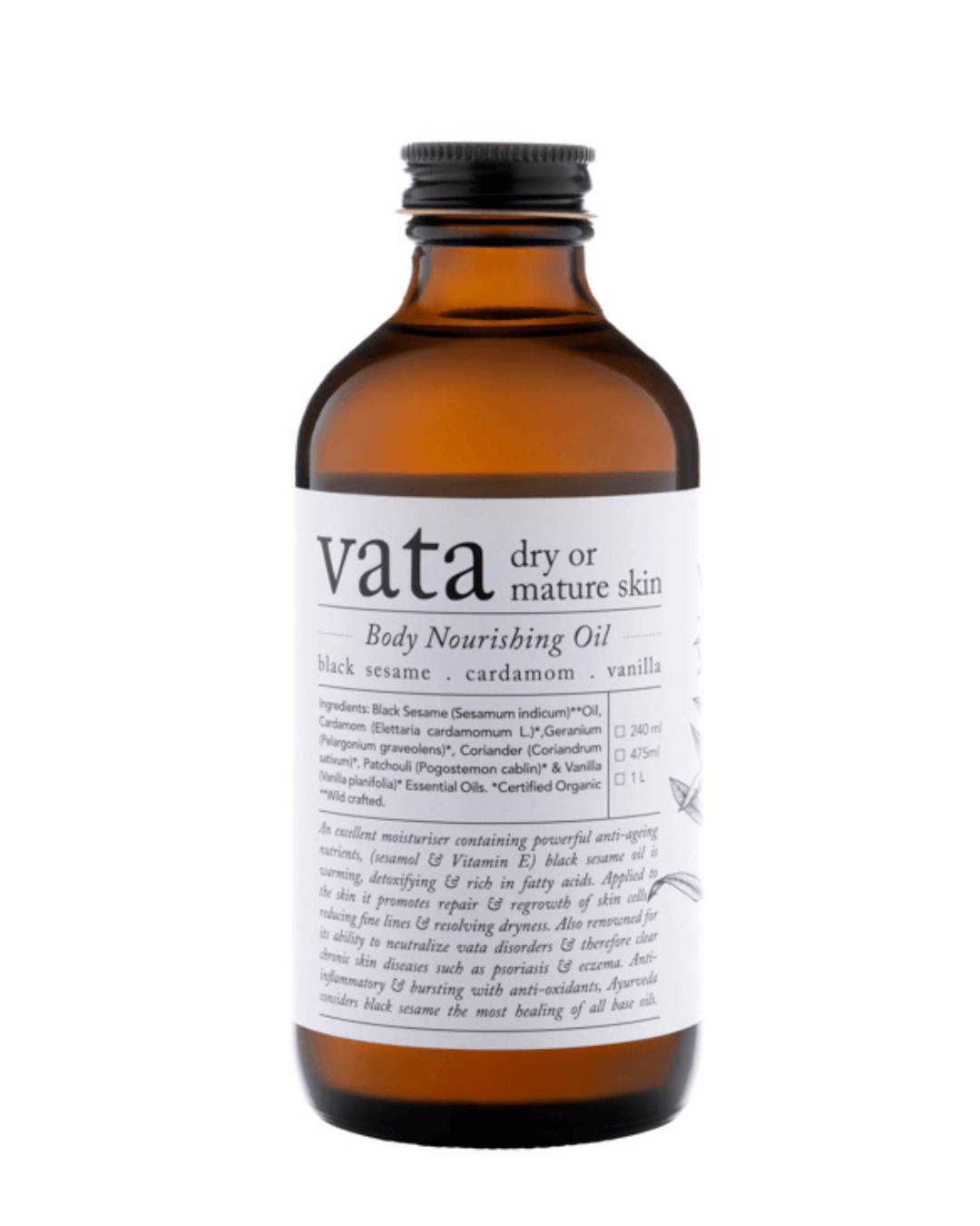 Vata body nourishing oil