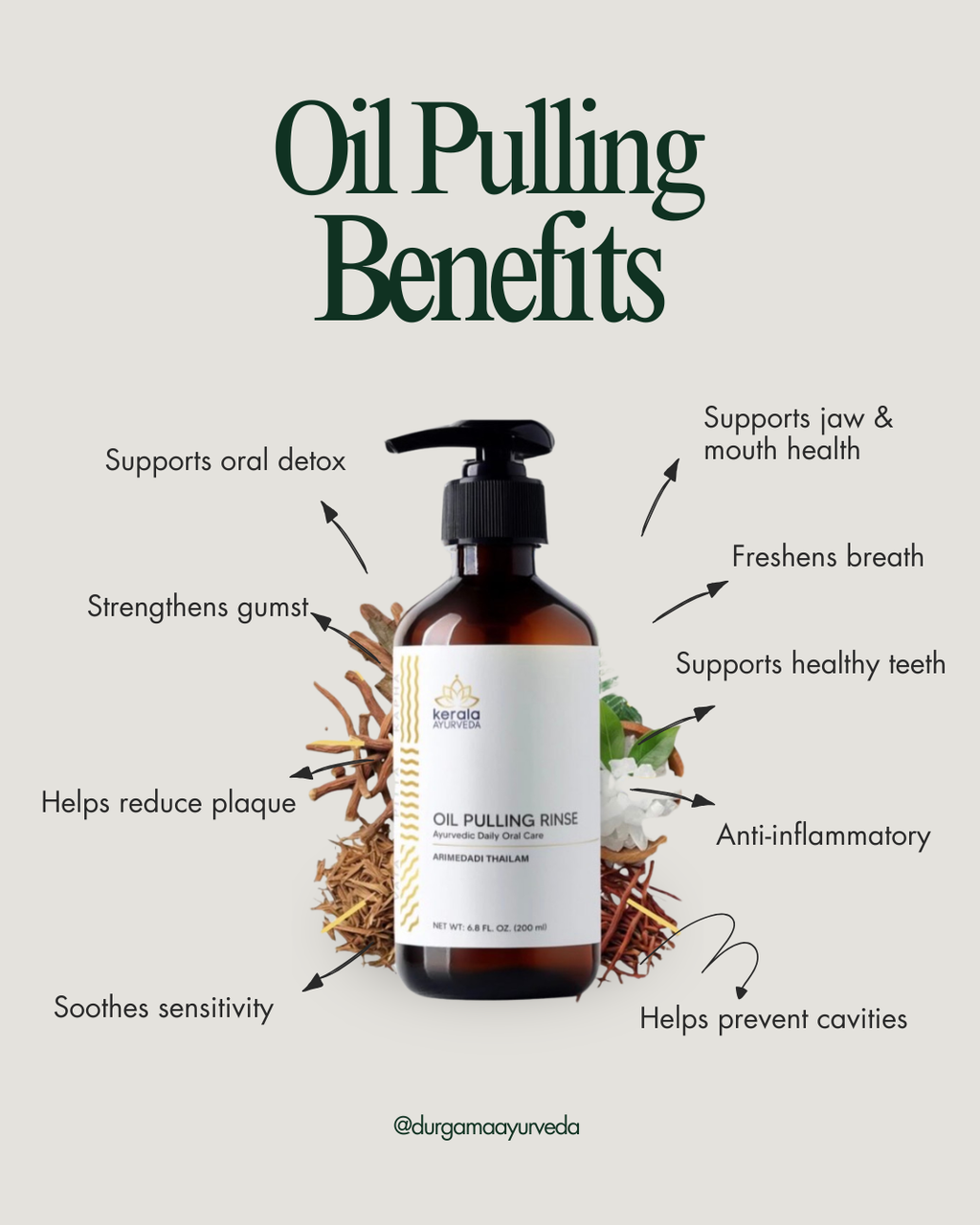 Oil Pulling Rinse (Arimedadi Thailam)