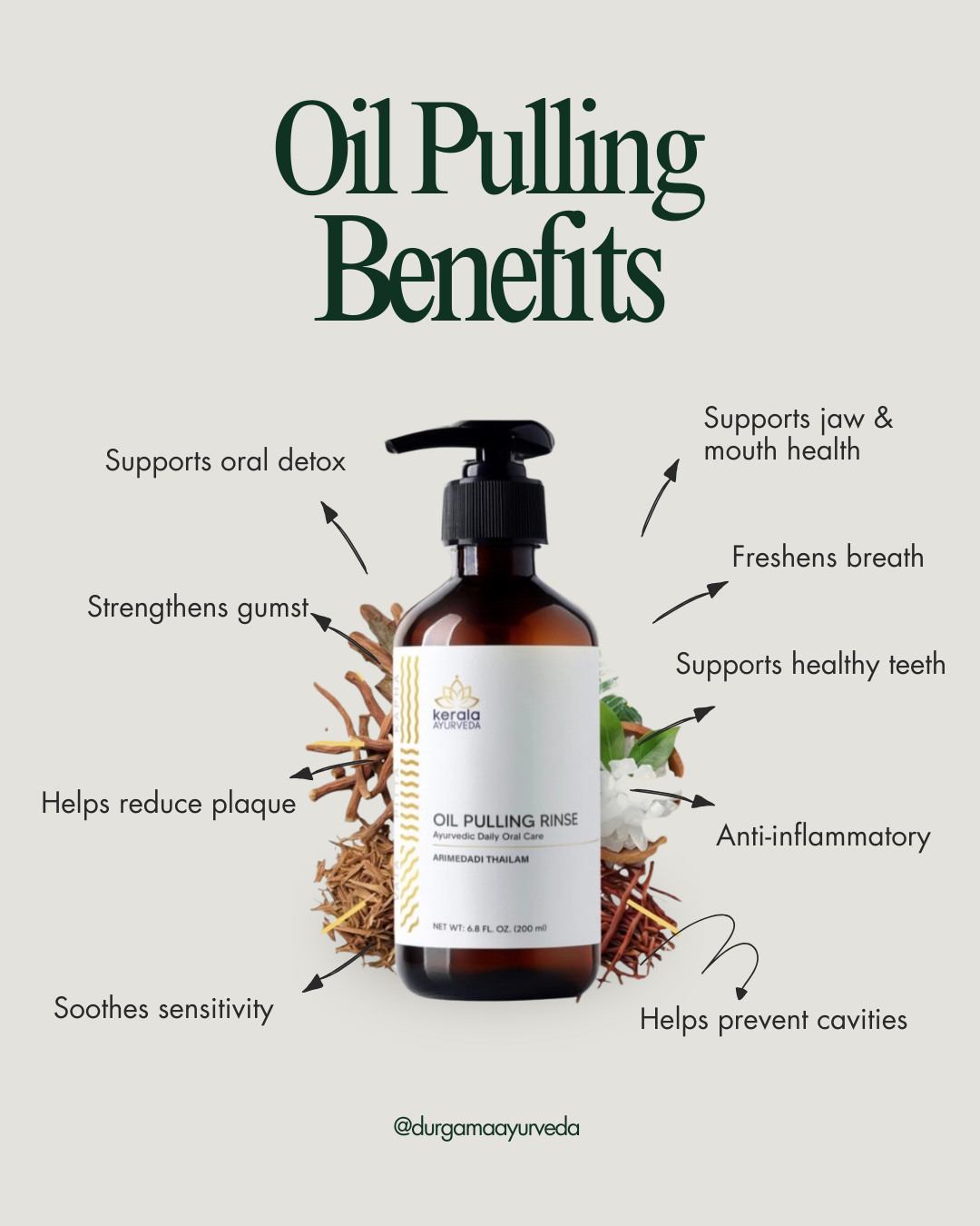Oil Pulling Rinse (Arimedadi Thailam)